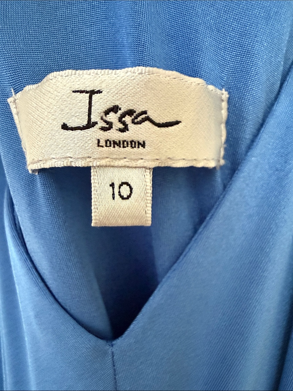 Issa London Royal Blue V-Neck Maxi Dress - Picture 3 of 4